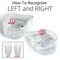 Dr.Foot Adjustable 5-Layer Height Increase 1 Count (Pack of 1), Transparent