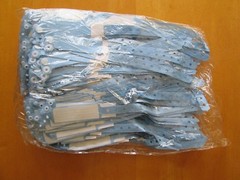 Lot of 250 Blue Hospital Patient Insert ID 9″ Wristband Brand New