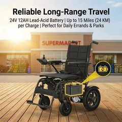 Quelith 500W All Terrain Foldable Electric Wheelchairs Power Wheelchair Hot
