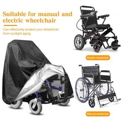 homfanseec Wheelchair Cover, Mobility Scooter Storage free size, Black