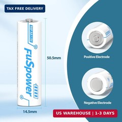 AA Batteries Long Lasting: 1.5V Double AA Batteries 100 Pack – Heavy Duty Carbon