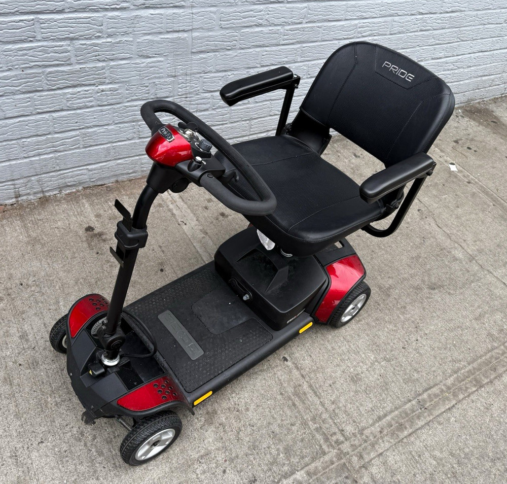 Pride 3-Wheel Mobility Scooter 3-Wheeled Scooter, Red/Black