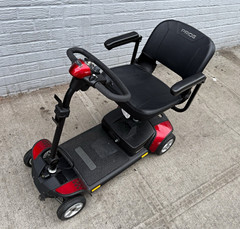 Pride 3-Wheel Mobility Scooter 3-Wheeled Scooter, Red/Black