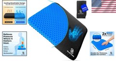 Double-Thick Honeycomb Gel Cushion – Relief for Sciatica, Tailbone, & Hip Pain