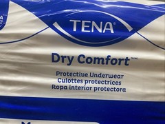 Tena Dry Comfort Protective Underwear Medium 34″-44” x20 Lot of 4 (80 Total)