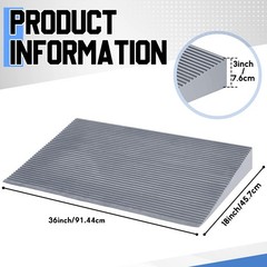 Kritkin Eva Foam Threshold Ramp Lightweight Non Slip Doorway Ramp For