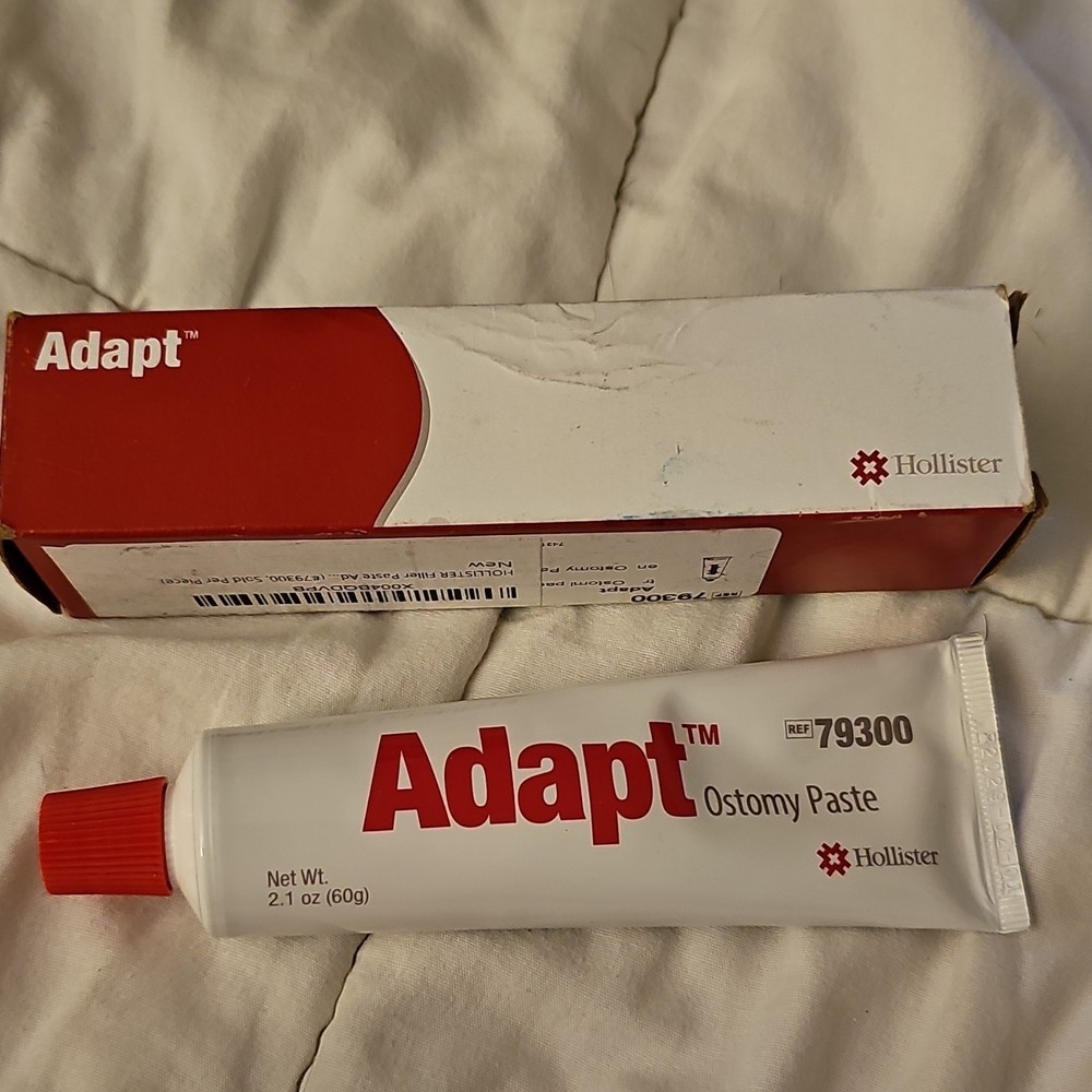Hollister Adapt 79300 Stoma Paste MPN 79300 2.1 Oz 60g White Red