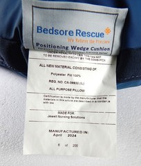 2024 BEDSORE RESCUE JEWELL NURSING POSITIONING CUSHION BOLSTER PILLOW BREATHABLE