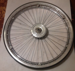 22″ Wheelchair Tires Wheels with- Hand Rims -VERY USED/WORN – as is