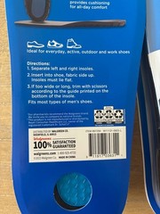 2 Compare To Dr Scholls Work Insoles Arch Support Shock Absorption Flat Feet NEW