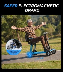 PAISEEC Mobility Scooter for Seniors 32LB Ultra Lightweight Airline Approved USA