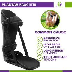 Plantar Fasciitis Posterior Night Splint Black Small USED