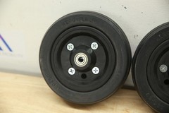 PAIR 6″ Rear Caster Wheels Tires for Quickie Pulse 6 / 5 Power Chairs 150×50