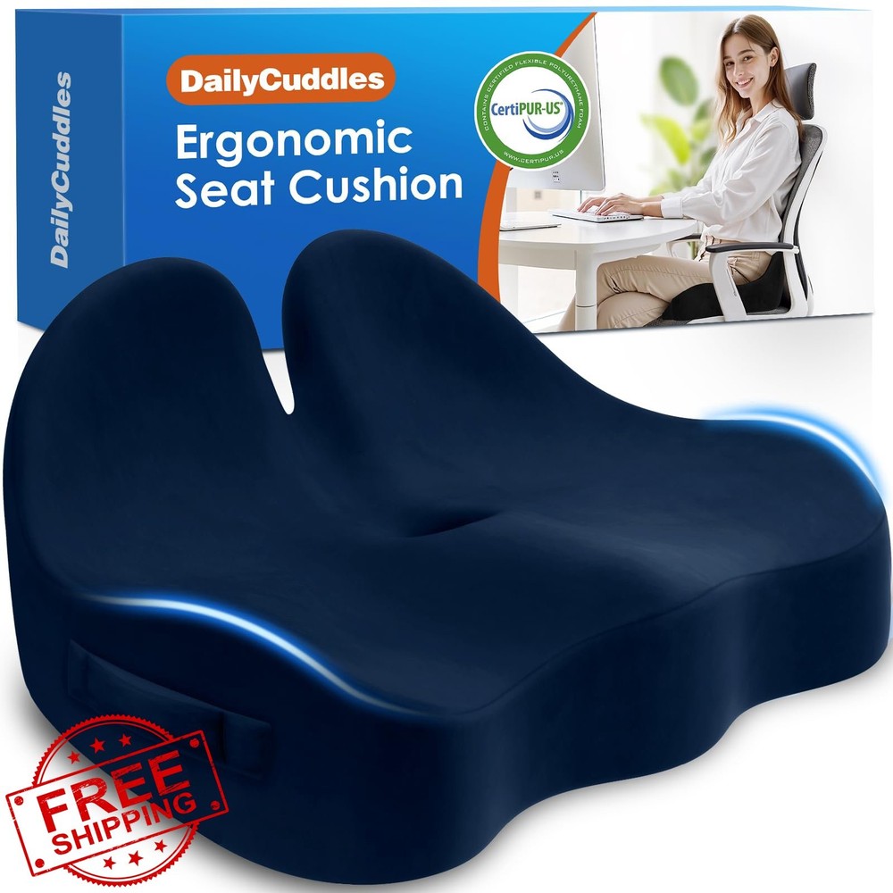 DailyCuddles Seat Cushion Blue Large