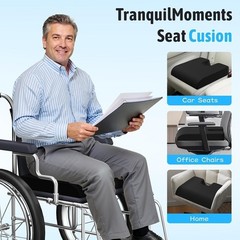 Luxury Non-Slip Seat Cushion – Ergonomic Design for Sciatica & Back Pain Relief