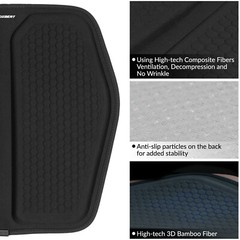 Car Seat Cushion Office Honeycomb Gel Cooling Seat Pressure Relief Pad Universal