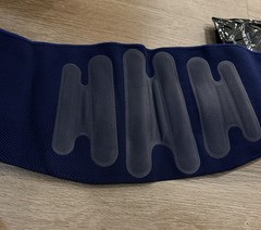 NEENCA Adjustable Waist/Back Brace Belt Size M Blue/Gray Stabilization