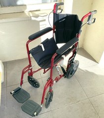 Medline Excel Basic Aluminum Transport Wheelchair