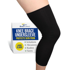 Knee Brace Undersleeve – Compression Liner for under Orthopedic Knee Supports –