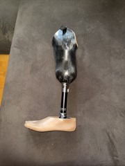 Otto Bock LEFT Below Knee Prosthetic Carbon Fiber Titan 2c12-L27/4N