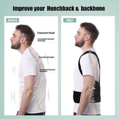 Posture Corrector PreventSlouching Provide Back Support ImproveThoracic Kyphosis