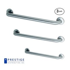 Commercial Grab Bar Bundle for Commercial Restrooms – ADA Compliance – 1.5″