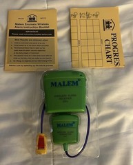 MALEM MO12 Wireless Bedwetting Alarm Complete Set NEW Enuresis Trainer