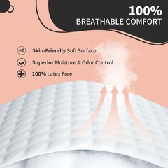 MKISS Bed Pads Disposable [75 Count] Adult 30″x36″(75 Count), Peach