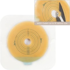 Hydrocolloid Adhesive Skin Barrier – 10 Pack, Non-Woven Comfort for Colostomy