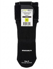 BraceAbility Plantar Fasciitis Night Sock Splint Foot Pain Sleep Support Size S