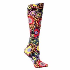 Celeste Stein Therapeutic Compressions Knee Length Women’s Socks Size 5-11 Flora