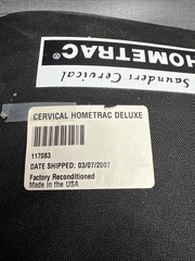 Saunders Cervical HomeTrac Deluxe W/Case And Replacement Pump. AS IS