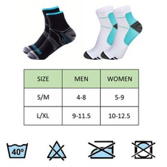 Plantar Fasciitis Compression Socks Ankle Foot Arch Support Pain Relief S/M L/XL