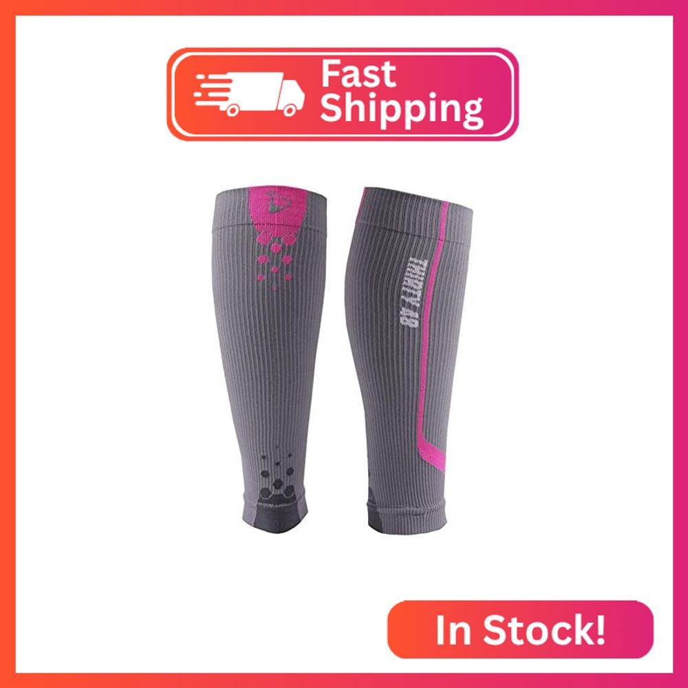 Thirty48 Graduated Calf Compression Sleeves 15-20 OR 20-30 mmHg | Maximize Fast