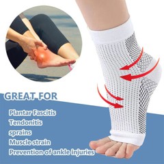 3Pairs Soothe Compression Socks Ankle Brace Sleeve for Sprain,Neuropathy,Support