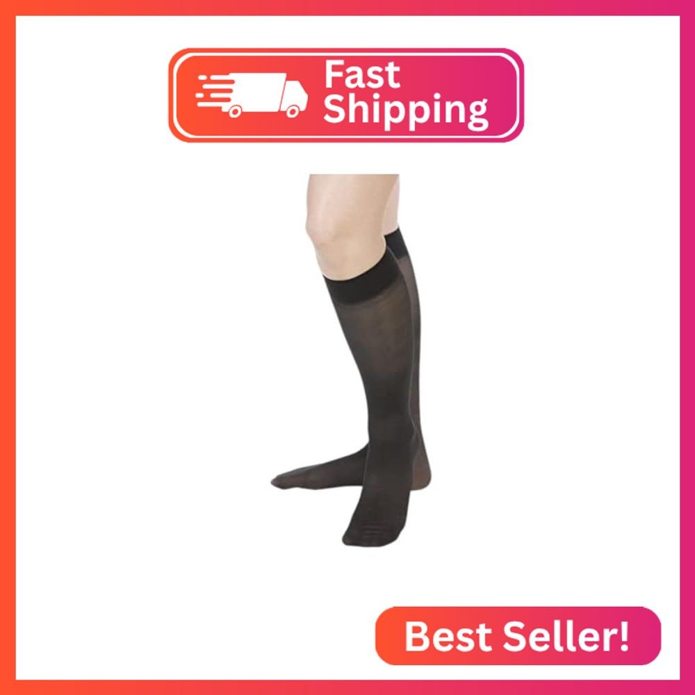 Allegro 8-15 mmHg Essential 81 Sheer Knee High Support Hose for Women – Light Co