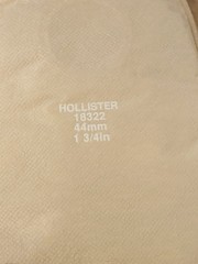 Hollister 18322 New Image 2-Piece Closed Pouch 1-3/4” w/Filter Beige 1BX/30EA