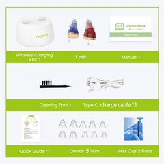 Rechargeable Hearing Aids For Adults Seniors, OTC Hearing Aids For Adults Senior