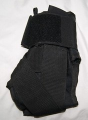 bodyprox ankle brace medium black hook and loop closure wrap under straps
