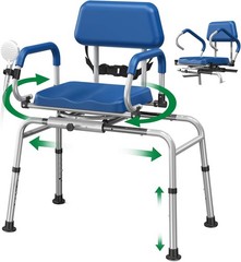 Loyoda Sliding Shower Chair Tub Transfer Bench Swivel