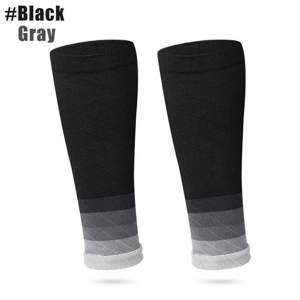 Calf Compression Sleeves Footless Support Socks for Running Sports Men Women