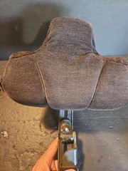 Permobil Powerchair Headrest With Mounting Bracket Cloth Fabric