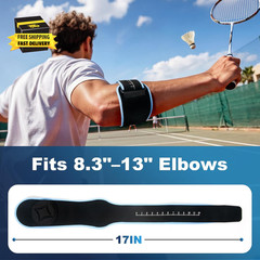 Elbow Brace with Removable Pad for Tennis Elbow & Tendonitis – Adjustable Counte