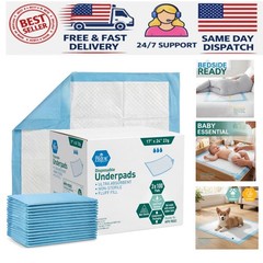 Thick Disposable Underpads | 17“ x 24“ – Ideal for Incontinence & Pet Training