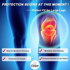 Knee Brace Compression Sleeve Support Joint Pain Arthritis Relief For Sport Gym