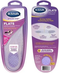 Dr. Scholls Women Insoles FLATS Size 6-10 ( 1 pair ) 3/4 length insole