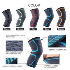 Knee Sleeve Compression Brace Support For Sport Gym Joint Pain Arthritis Relief