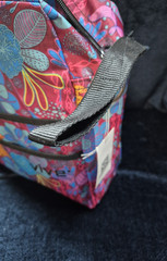 Vive Wheelchair Walker Bag Colorful Floral Machine Washable Water Resistant NWT