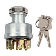 Ignition Switch w/2 Key 12V 30A Compatible with International Truck 4000 8000