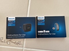 Philips Hearing Aids Hearlink 9050 Gray EXCELLENT CONDITION
